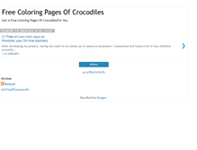 Tablet Screenshot of free-coloring-pages-of-crocodiles.blogspot.com