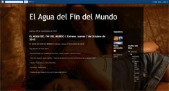 Desktop Screenshot of elaguadelfindelmundo.blogspot.com