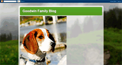 Desktop Screenshot of goodwinfamily06.blogspot.com