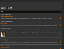 Tablet Screenshot of bulletspoint.blogspot.com