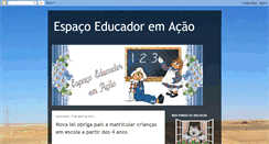 Desktop Screenshot of espacoeducadoremacao.blogspot.com