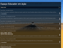 Tablet Screenshot of espacoeducadoremacao.blogspot.com