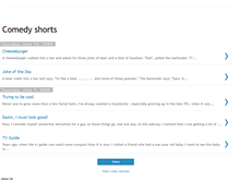 Tablet Screenshot of comedyshorts.blogspot.com