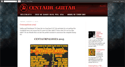 Desktop Screenshot of centaurguitar.blogspot.com