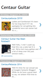 Mobile Screenshot of centaurguitar.blogspot.com