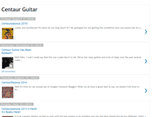 Tablet Screenshot of centaurguitar.blogspot.com