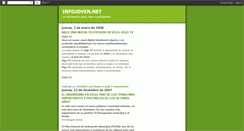 Desktop Screenshot of infojovennet.blogspot.com