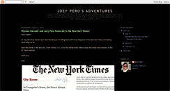 Desktop Screenshot of joeypero.blogspot.com