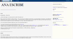 Desktop Screenshot of anaescribe.blogspot.com