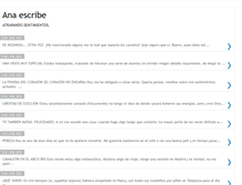 Tablet Screenshot of anaescribe.blogspot.com