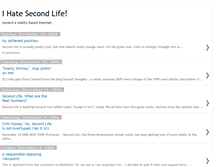 Tablet Screenshot of ihatesecondlife.blogspot.com