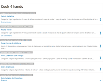 Tablet Screenshot of cook4hands.blogspot.com
