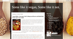 Desktop Screenshot of imveganornot.blogspot.com