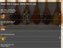 Tablet Screenshot of imveganornot.blogspot.com