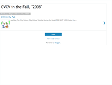 Tablet Screenshot of cvcv2008.blogspot.com