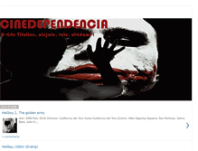 Tablet Screenshot of cinedependencia.blogspot.com