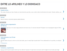 Tablet Screenshot of entreloapolineoylodionisiaco.blogspot.com