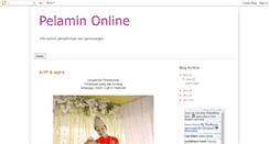 Desktop Screenshot of pelamin-online.blogspot.com