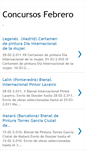 Mobile Screenshot of concursosfebrero.blogspot.com