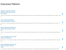 Tablet Screenshot of concursosfebrero.blogspot.com