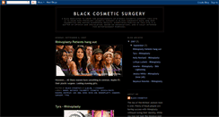 Desktop Screenshot of blackcosmeticsurgery.blogspot.com