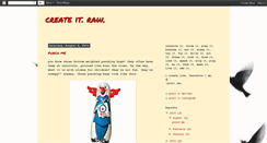 Desktop Screenshot of createitraw.blogspot.com