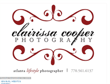 Tablet Screenshot of clairissacooper.blogspot.com