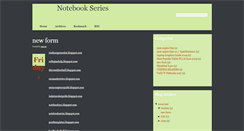 Desktop Screenshot of notebookseries.blogspot.com