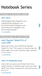 Mobile Screenshot of notebookseries.blogspot.com
