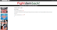 Desktop Screenshot of fightdemback.blogspot.com