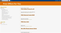 Desktop Screenshot of freeoffers4you.blogspot.com