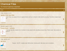 Tablet Screenshot of chemicalfiles.blogspot.com