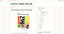 Desktop Screenshot of cantofirmeonline.blogspot.com