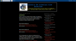 Desktop Screenshot of pedenciencias.blogspot.com