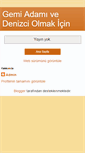Mobile Screenshot of denizciolmak.blogspot.com
