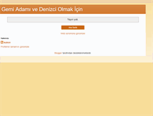 Tablet Screenshot of denizciolmak.blogspot.com