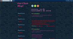 Desktop Screenshot of ourclassblog10.blogspot.com
