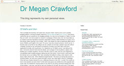 Desktop Screenshot of drmegancrawford.blogspot.com