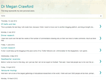 Tablet Screenshot of drmegancrawford.blogspot.com