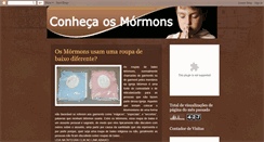 Desktop Screenshot of conhecaosmormons.blogspot.com