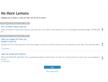 Tablet Screenshot of no-more-lemons.blogspot.com