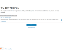 Tablet Screenshot of hot-sexpics.blogspot.com