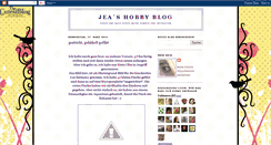 Desktop Screenshot of jeashobbyblog.blogspot.com