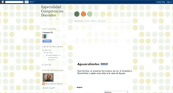 Desktop Screenshot of especialidadcompetencias-besa2010.blogspot.com