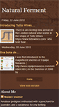 Mobile Screenshot of naturalferment.blogspot.com
