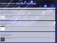 Tablet Screenshot of charliebarrowsblog.blogspot.com