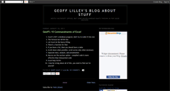Desktop Screenshot of geofflilley.blogspot.com