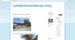 Desktop Screenshot of lakefentonandtexas.blogspot.com