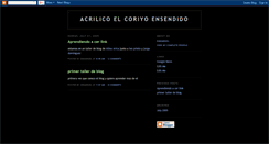 Desktop Screenshot of acrilicorcc.blogspot.com