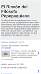 Mobile Screenshot of filosofospepepaquianos.blogspot.com
